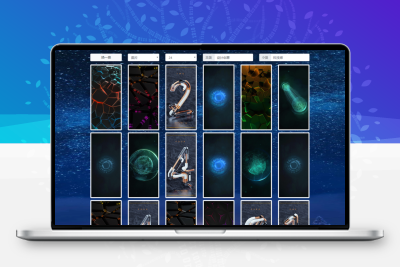 2022 多个分类随机海量高清壁纸系统源码