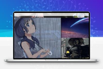 PHP全自动采集在线高清壁纸网站源码