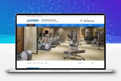 织梦内核蓝色响应式营销型运动健身器械器材企业网站模板 带手机版