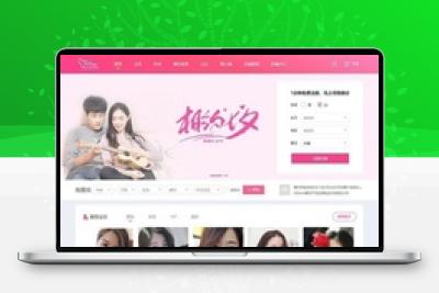 php粉红色婚恋交友网网站源码V6.0