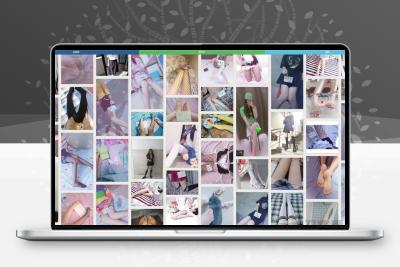 美腿zipa图片网瀑布流API+HTML源码下载