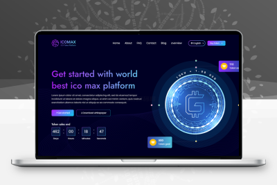 区块链虚拟币代币销售拍卖平台