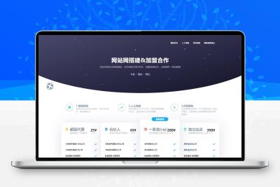 极简大气VIP会员介绍页面HTML单页源码套餐介绍单页
