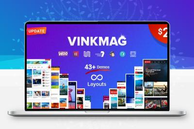 Vinkmag英文版主题WordPress响应式新闻杂志主题