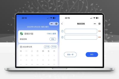 个人目标日历定制制作小工具微信小程序源码拥有日历查看功能