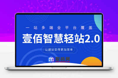 壹佰智慧轻站V2_1.0.33万能建站系统，容易上手搭建小程序、网站