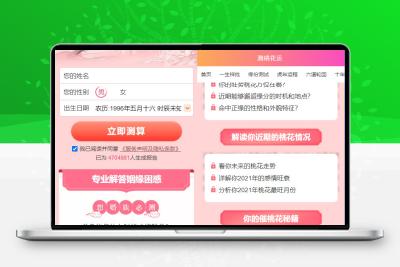 测桃花运网站系统源码