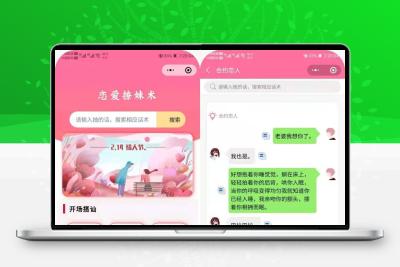 微猫恋爱聊妹术V2小程序源码4.1.0多开版